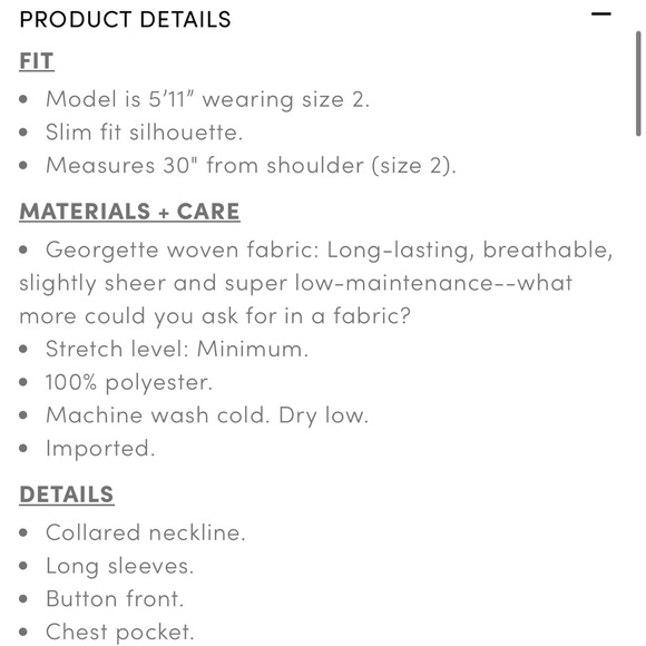 Torrid Lizzie Georgette Button Down Blouse BNWT Size 2 - Picture 8 of 8